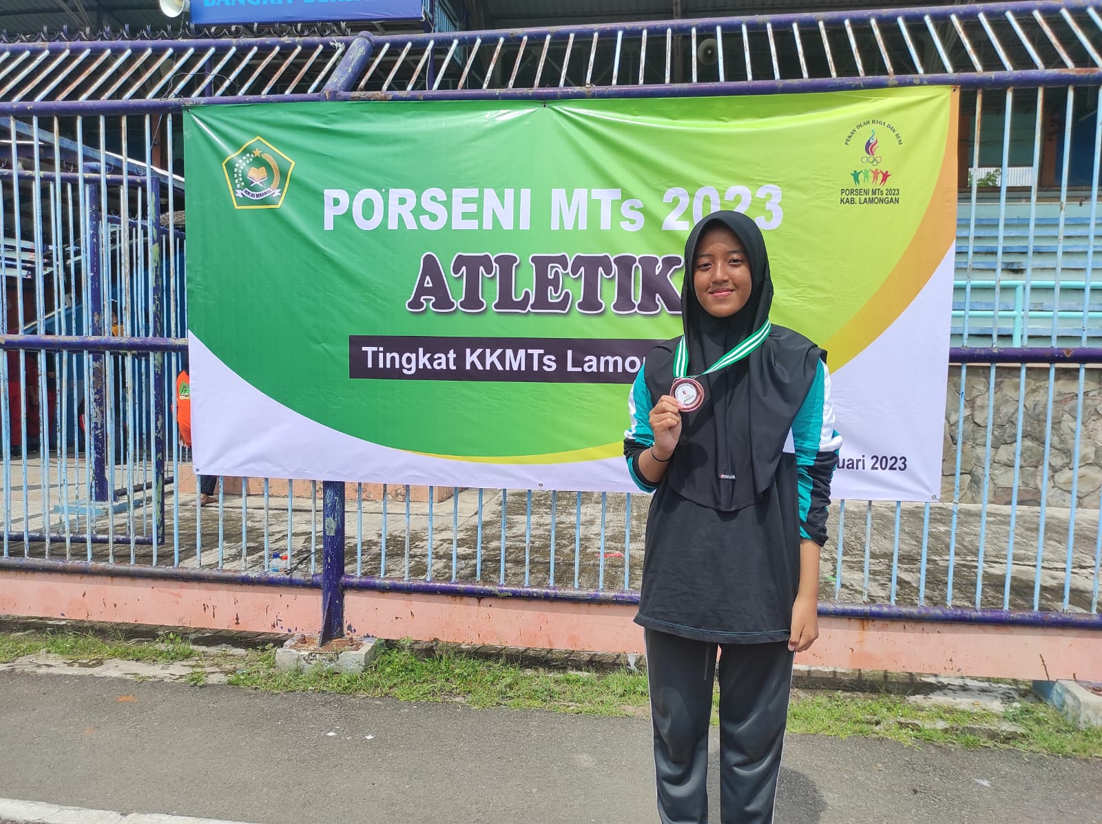 Juara 3 Pi Atletik Lari 3000m PORSENI KEMENAG KKMTs Lamongan 2 Tahun 2023