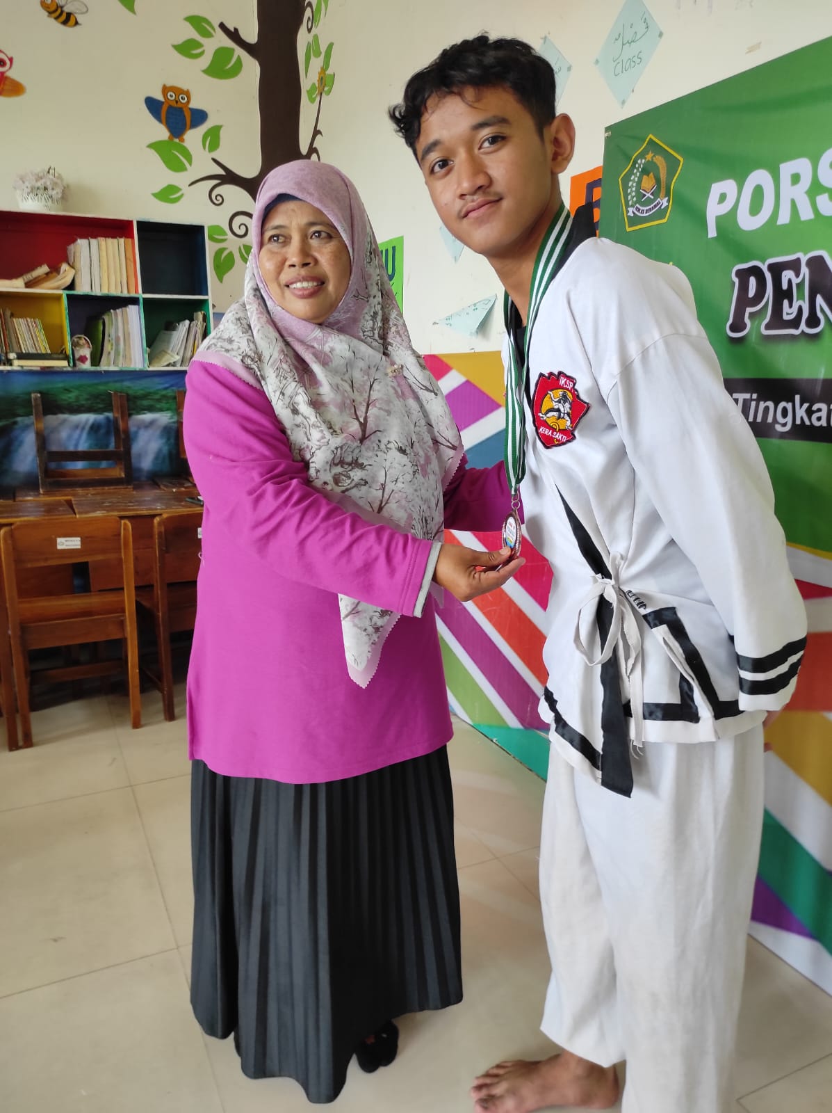 Juara 3 Pa Pencak Silat PORSENI KEMENAG KKMTs Lamongan 2 Tahun 2023