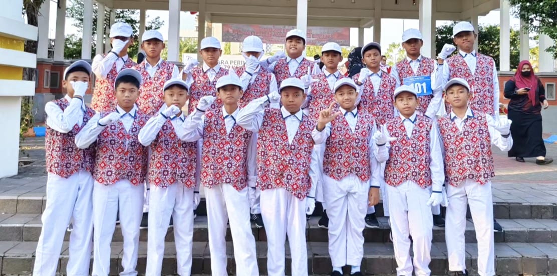 Juara Harapan 1 Gerak Jalan Putra SMP/MTs Tingkat Kab. Lamongan DISPORA 2024