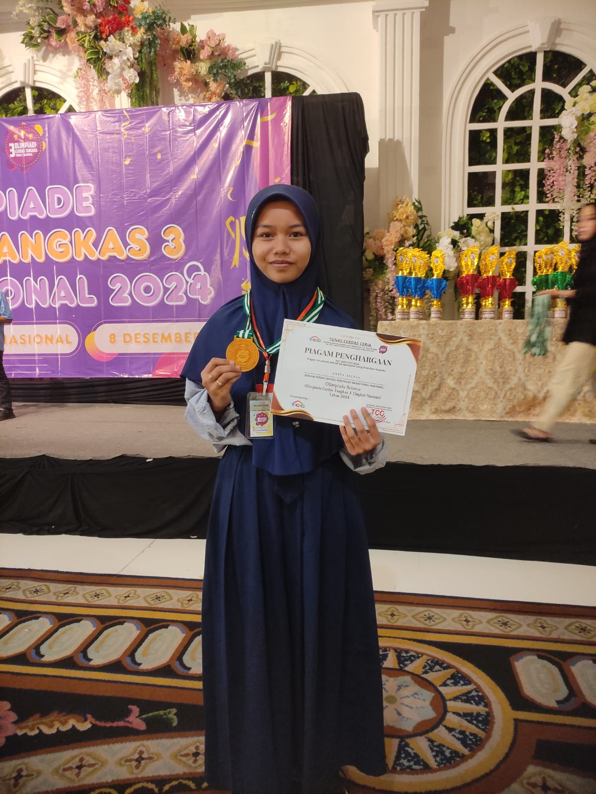 Medali Perunggu Babak Final Sains OCT 3 Tingkat Nasional 2024