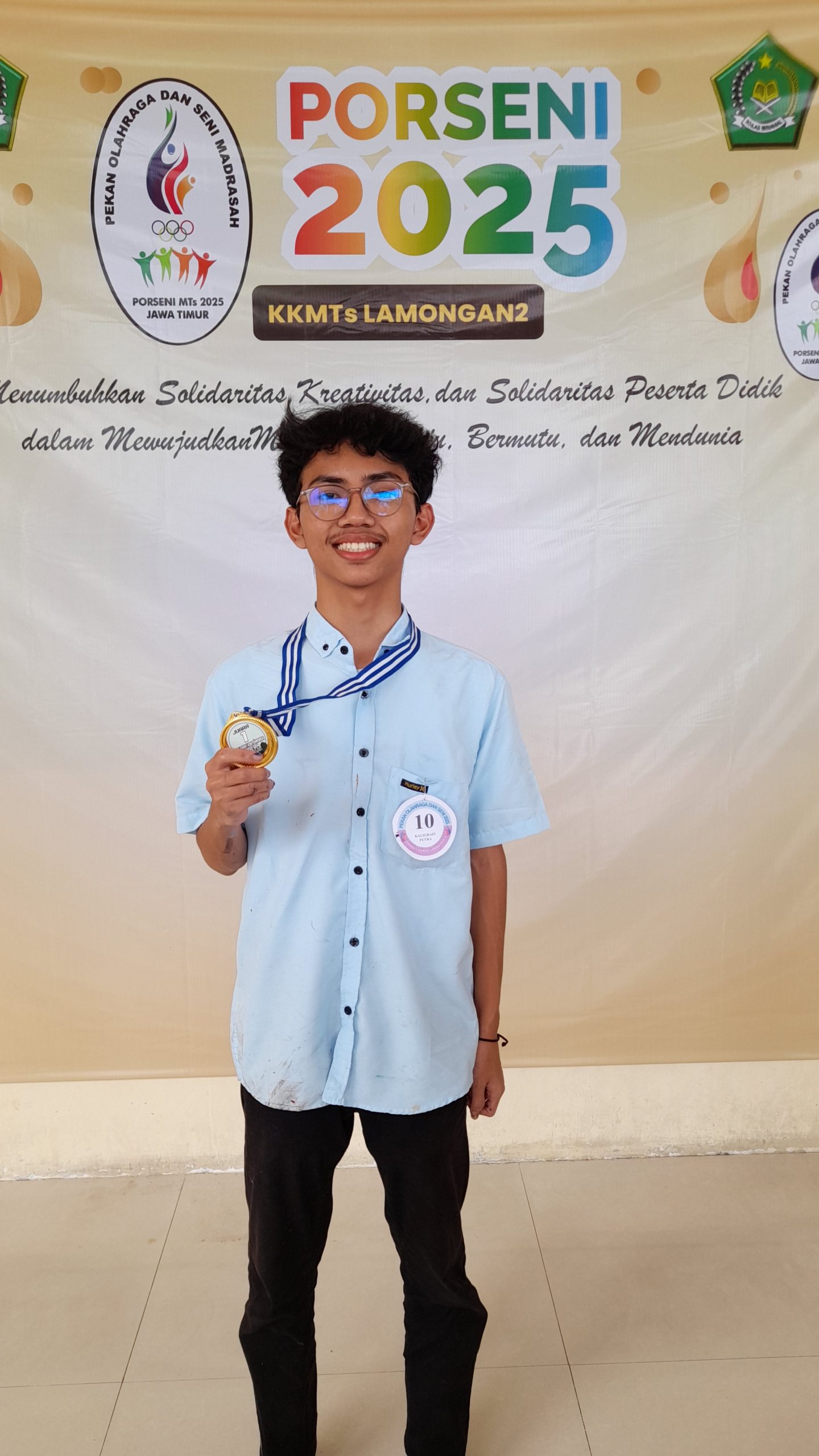 JUARA 1 KALIGRAFI Pa PORSENI KKMTS LAMONGAN 2 TAHUN 2025