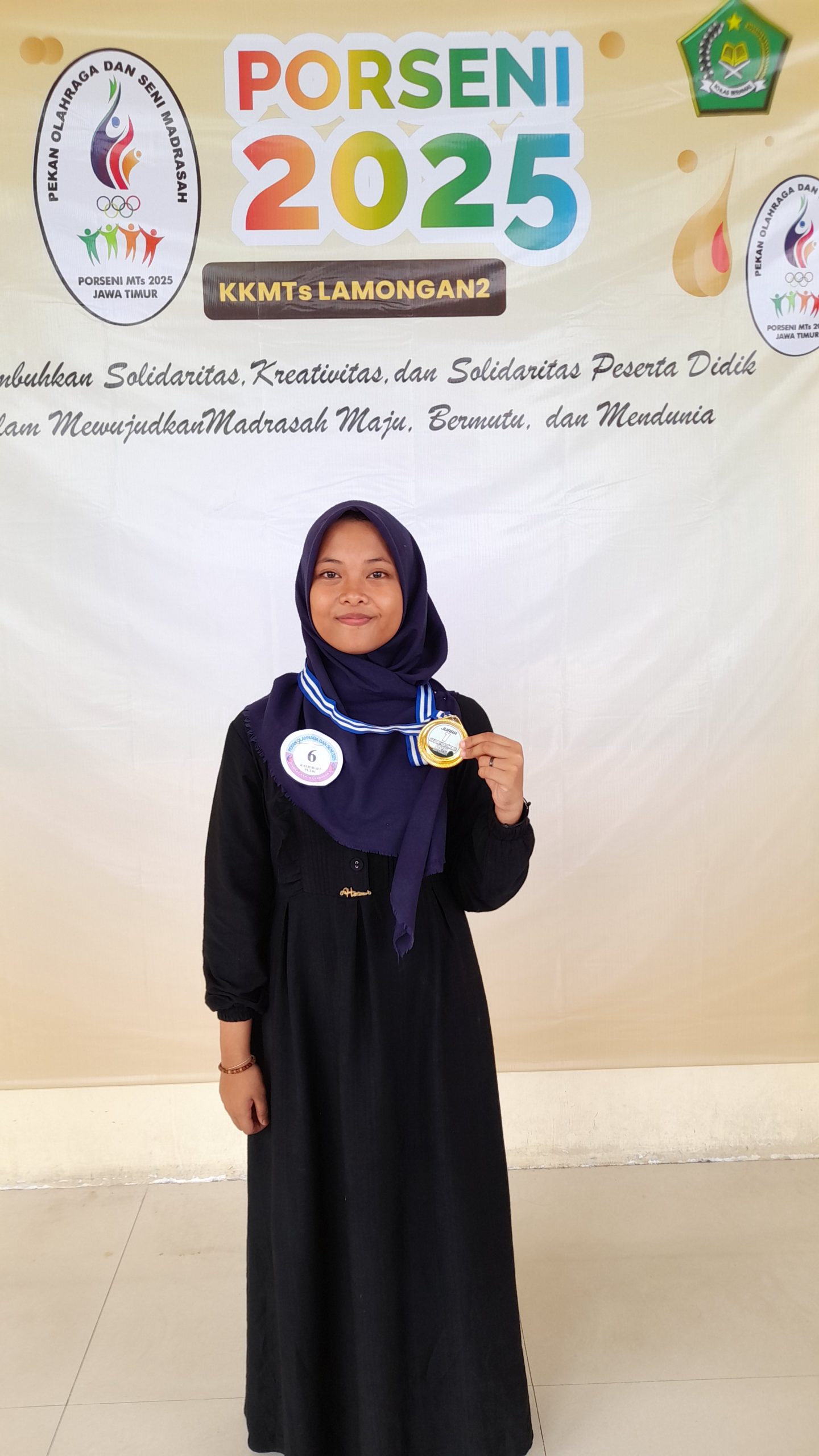 JUARA 1 KALIGRAFI Pi PORSENI KKMTS LAMONGAN 2 TAHUN 2025