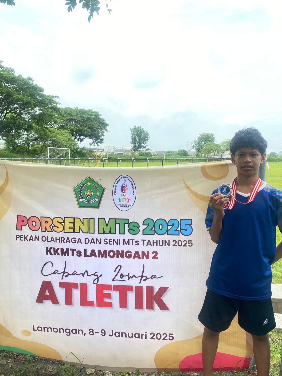 JUARA 2 ATLETIK Pa LARI 100M PORSENI KKMTS LAMONGAN 2 TAHUN 2025
