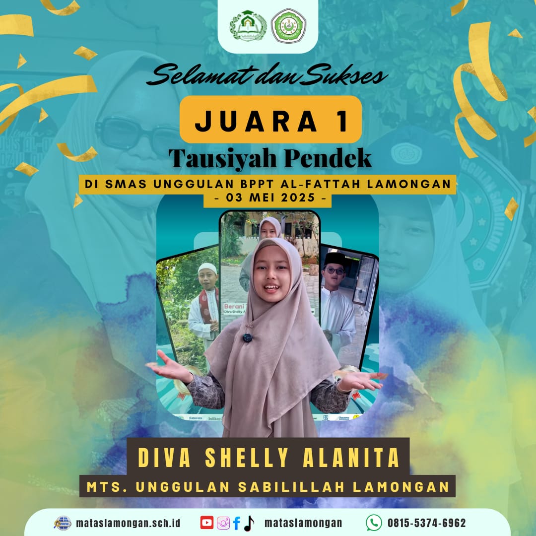 Juara 1 Tausiyah Pendek Tingkat Nasional 2025