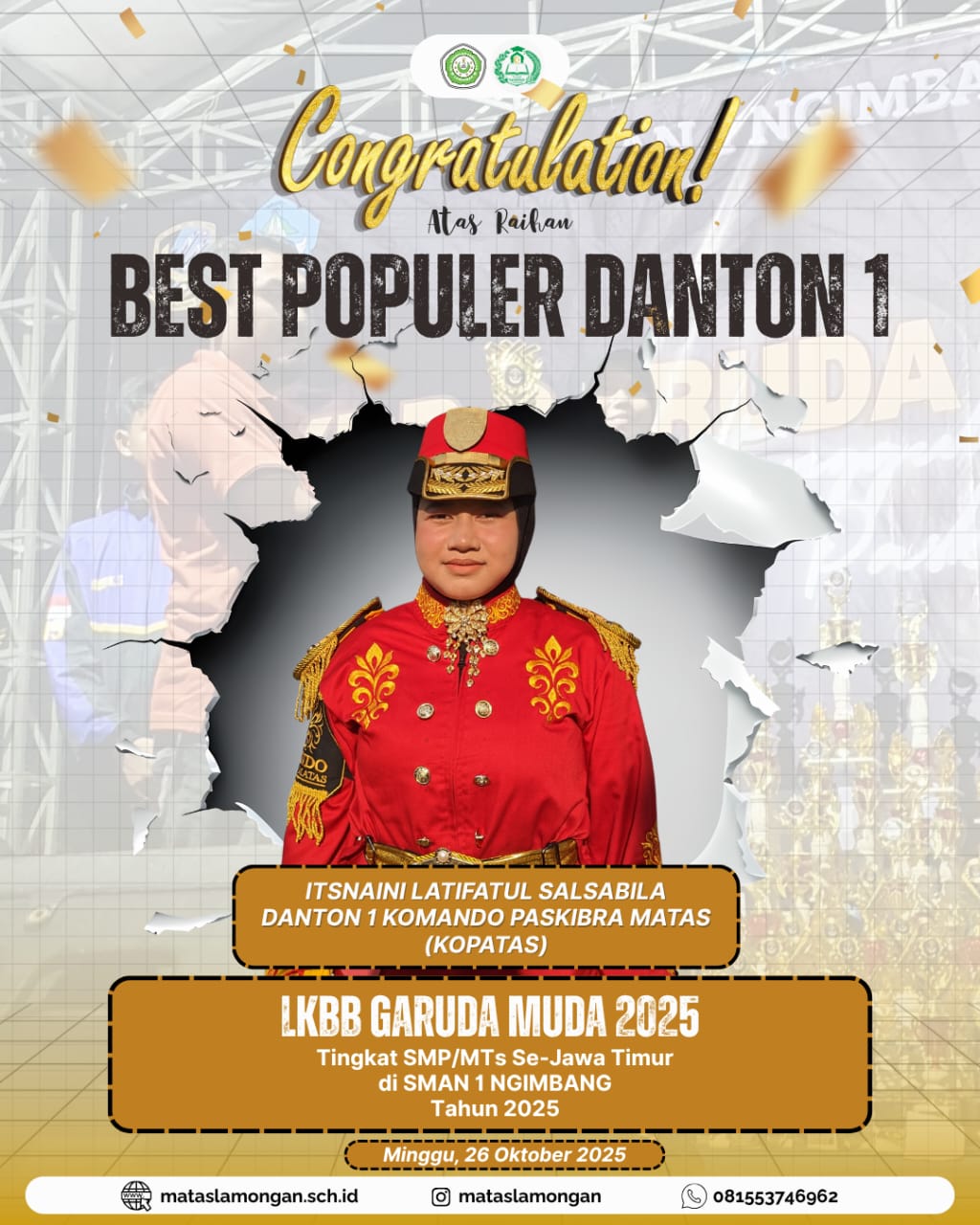 BEST POPULER DANTON 1 LKBB GARUDA MUDA 2025 SE JAWA TIMUR