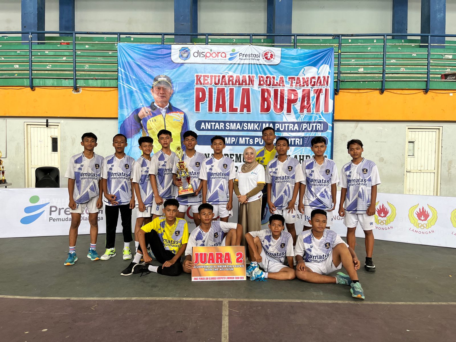 Juara 2 Bola Tangan Putra Piala Bupati Lamongan Tahun 2025